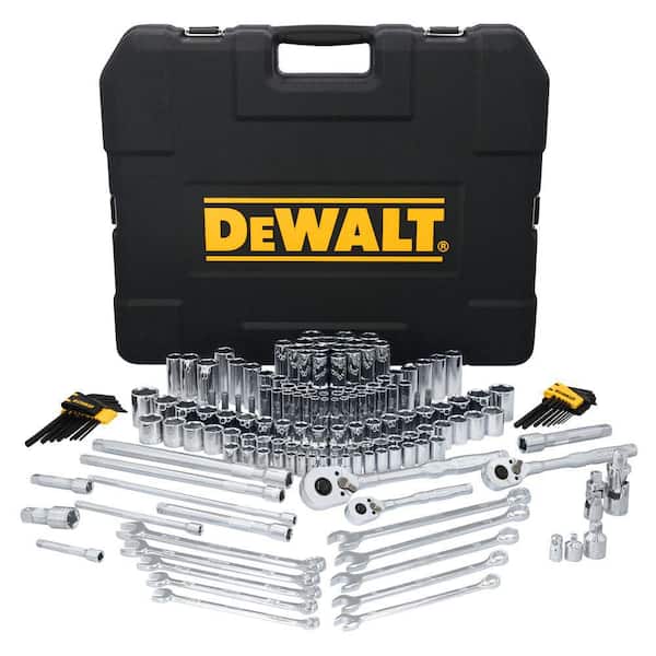 TOUGHSERIES 185-Piece Mechanics Tool Set for 1/4 in. 3/8 in. and 1/2 in. Drive with Hard Shell Carrier