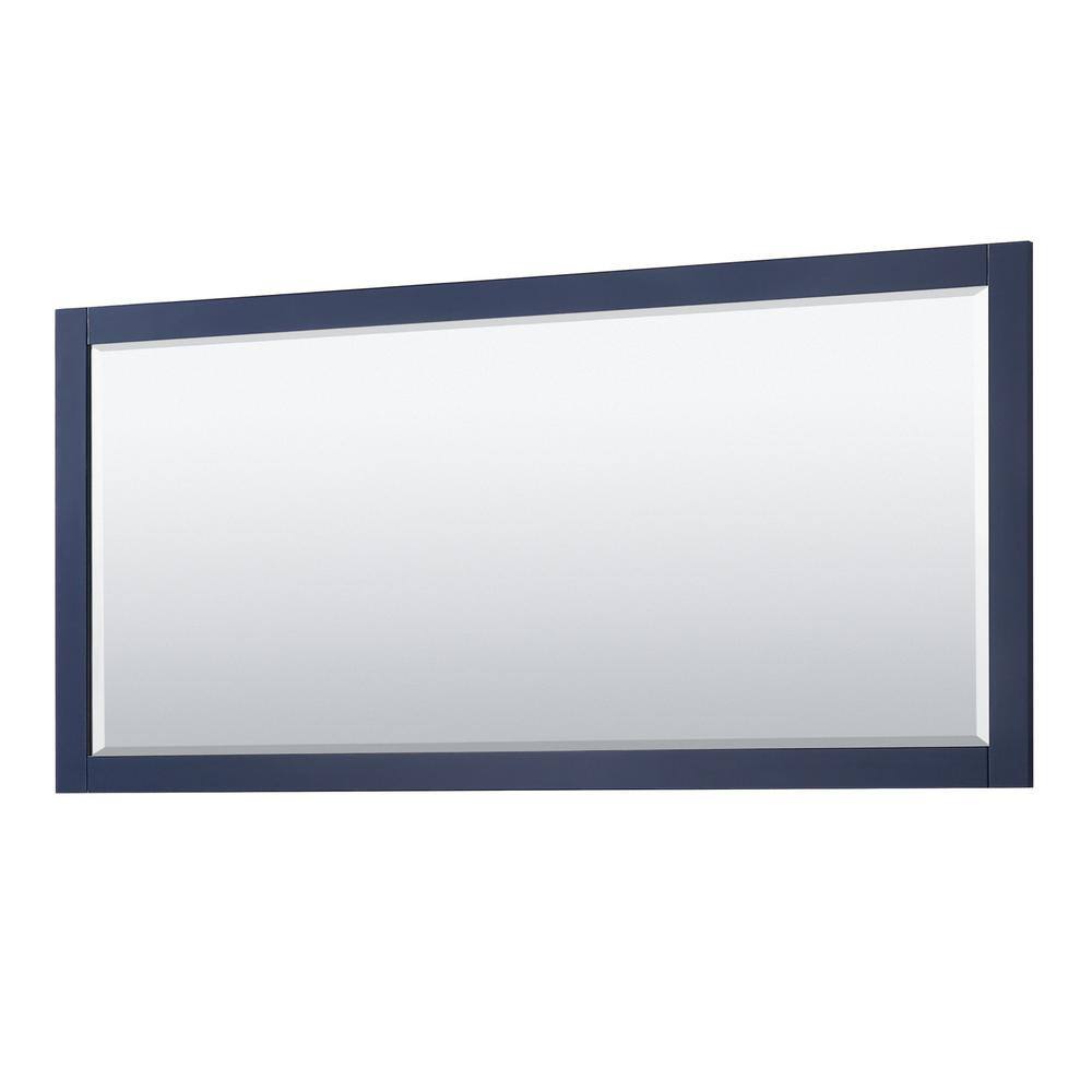 Avery Dark Blue Double Vanity with Light-Vein Carrara Marble Top