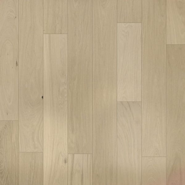 ASPEN FLOORING Cassian XL Euro Oak 3/8 in. T x 7.5 in. W Tongue and Groove Wire Brushed Engineered Hardwood Flooring(34.36 sq.ft./Case)