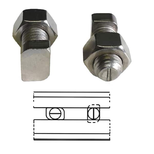 Multinautic 1 in. x 1/2 in. Stainless Steel T-Head Bolt (2-Pack