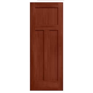 32 in. x 80 in. Craftsman Amaretto Stain Molded Composite MDF Interior Door Slab