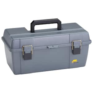Husky 20 in. Tread Plate Metal Portable Tool Box TB-520 - The Home Depot
