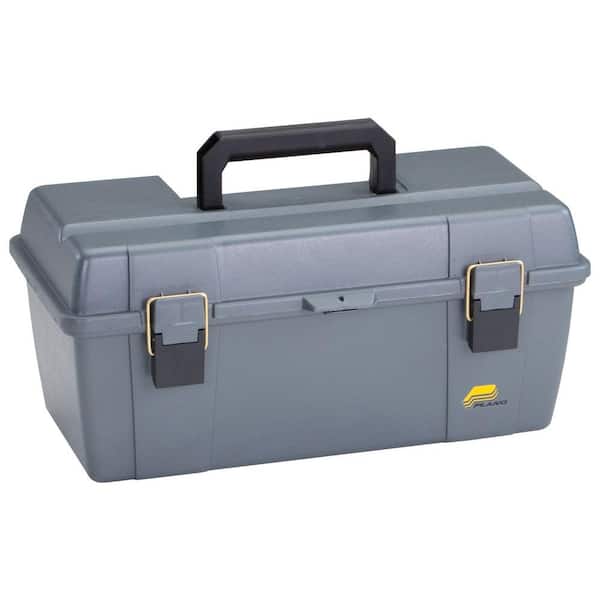 Plano 651-010 20 Gray Portable Tool Box, Plastic