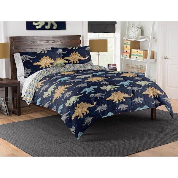 Nw Kids Dino Discovery Full Bed In A Bag Dec Pillow