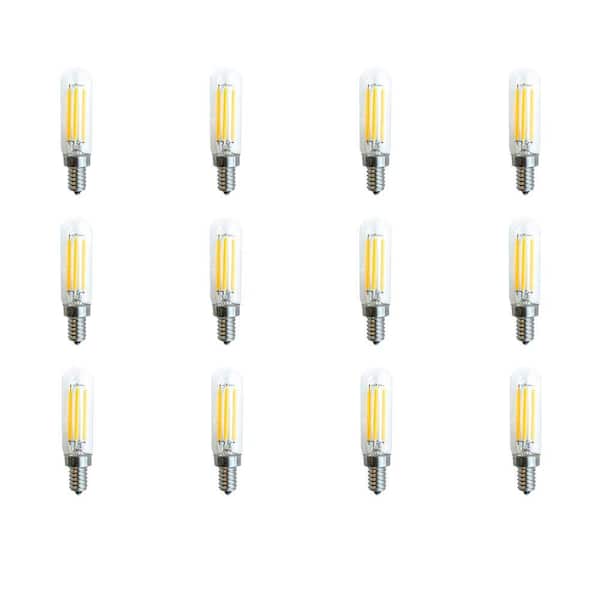 Glomar 40-Watt Equivalent (2700k) T4 LED Light Bulb Warm White (12-Pack)