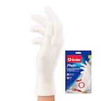 Playtex 1-Size Fits Most Multi-Purpose White Latex Gloves (10-Pack)