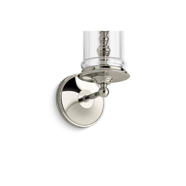 KOHLER Damask 1-Light Polished Chrome Sconce