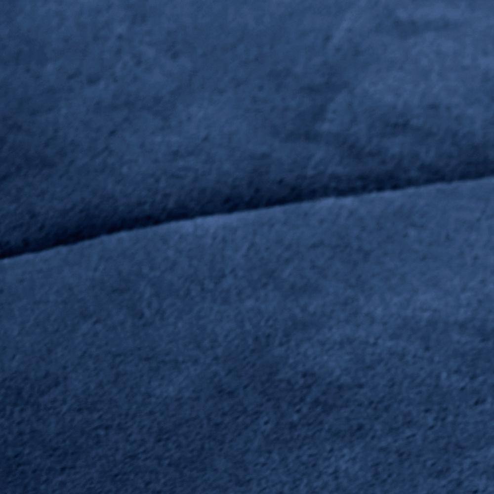 Navy Full Reversible Microfiber and Sherpa Comforter Set