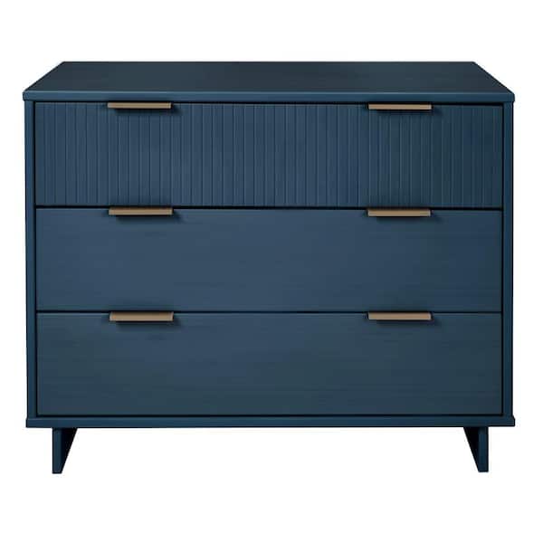 Manhattan Comfort Granville Modern Midnight Blue 3-Drawer