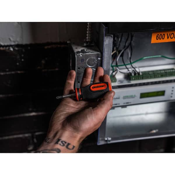 Crescent Phillips and Slotted Screwdriver Set with Dual Material