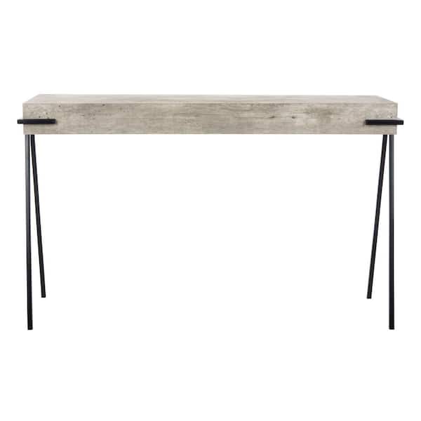 SAFAVIEH Jett 47.3 in. Gray/Black Console Table