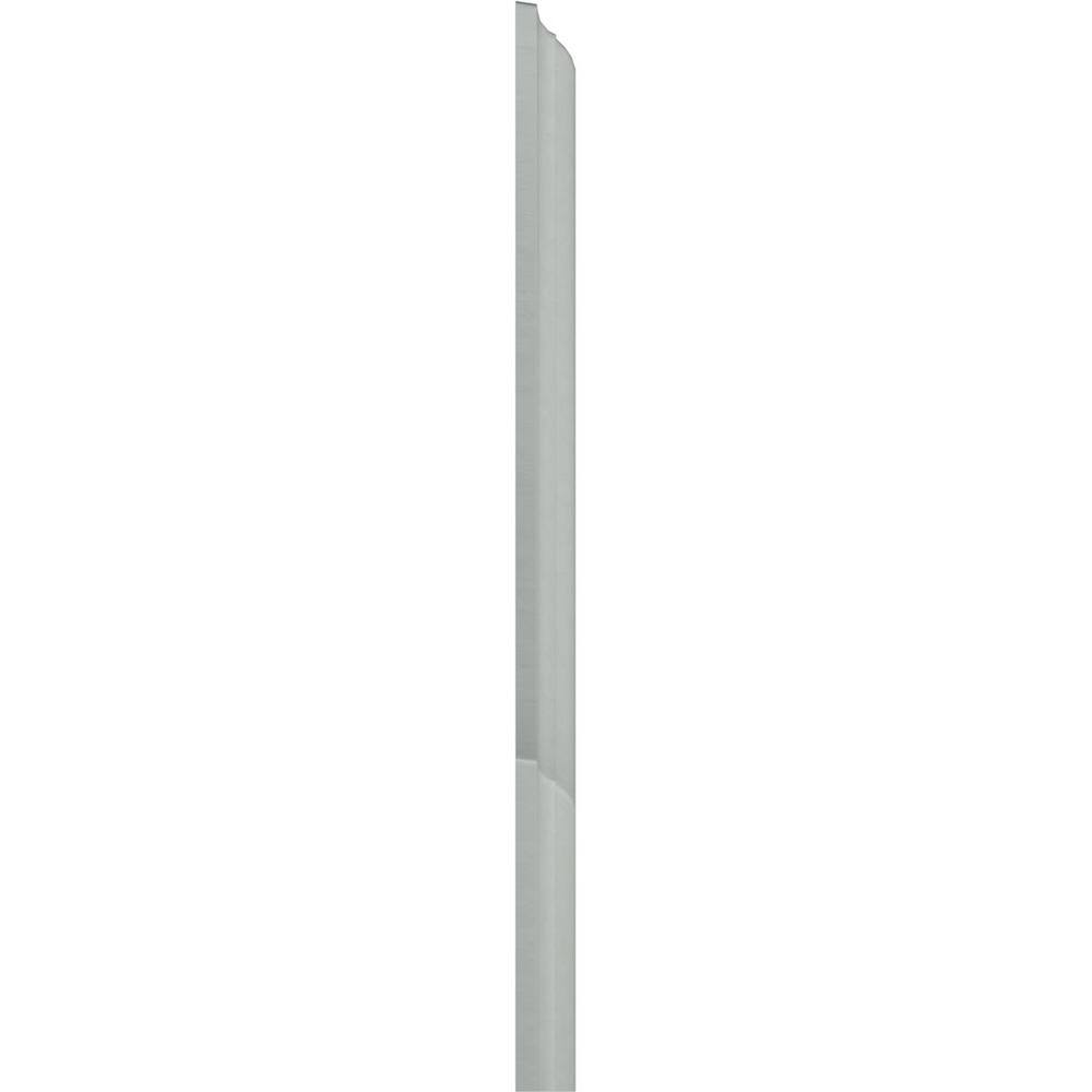 12" White Urethane Ashford Smooth Panel Moulding Corner