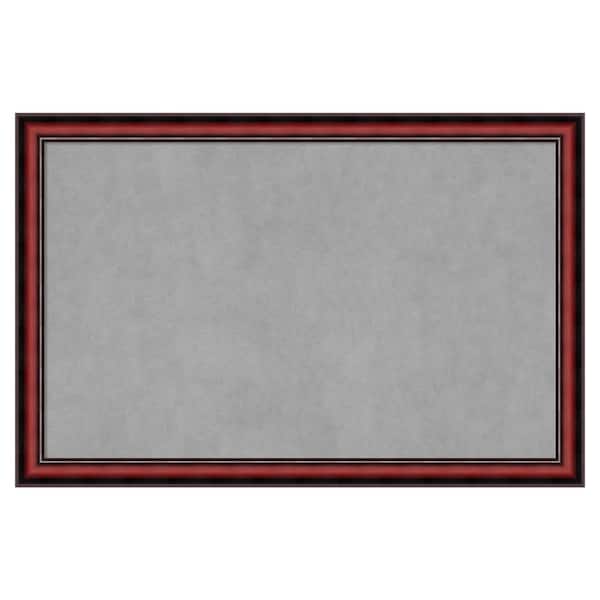Amanti Art Rubino Cherry Scoop 35 in. x 23 in. Framed Magnetic Board