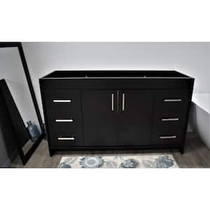 Rio 48 in. W x 19 in D Bath Vanity Cabinet Only in Black