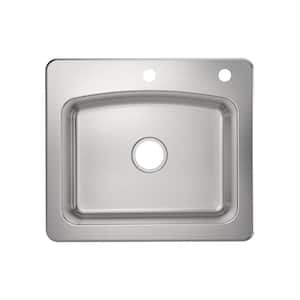 Belmar 25 in. Drop-In/Undermount Single Bowl 18-Gauge Stainless Steel Kitchen Sink