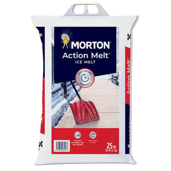 Morton Salt Ice Melt 25 lbs. Action Blend Bag
