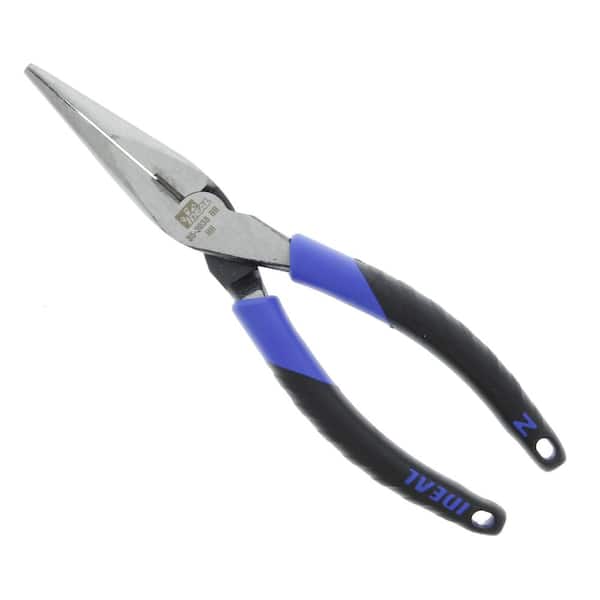 IDEAL 8-1/2 in. Smart Grip Long-Nose Plier with Cutter