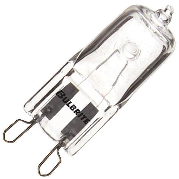 Clear 100W Dimmable T4 Halogen Bi-Pin Bulbs, Pack of 5