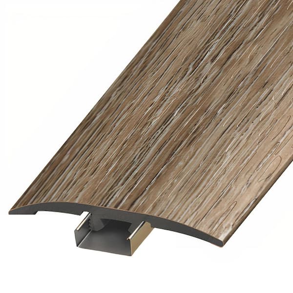 ASPEN FLOORING Callen 1/4 in. Thick x 2 in. Width x 94 in. Length 3-in-1 T-Mold, Reducer, and End Cap Vinyl Molding