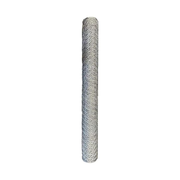 NUVO IRON Poultry Netting 3 ft. x 50 ft., 1 in. Hexagonal Mesh, 20-Gauge Hot Dipped Galvanized Steel