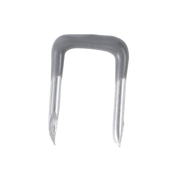 Gardner Bender 1/2 in. Metal PVC Insulated Staple, Gray/Silver Dipped (100-Pack)
