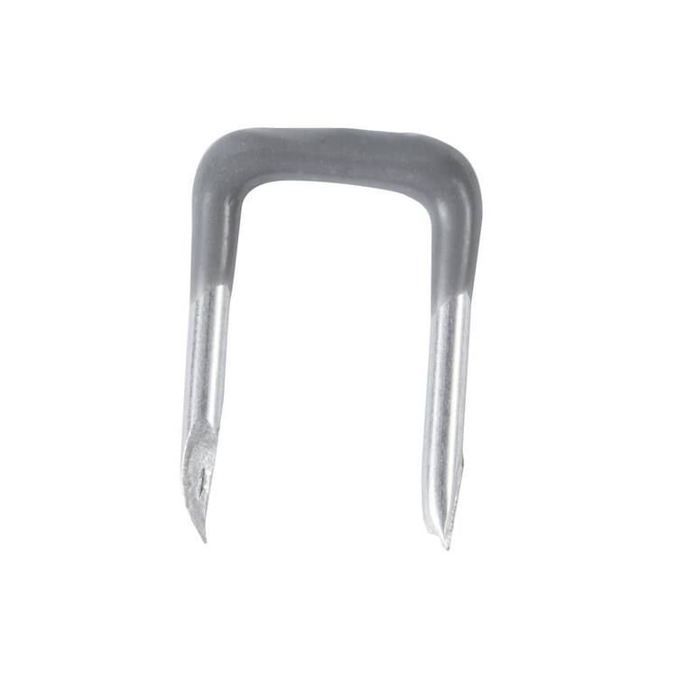 Gardner Bender 1/2 in. Metal PVC Insulated Staple, Gray/Silver Dipped (100-Pack)