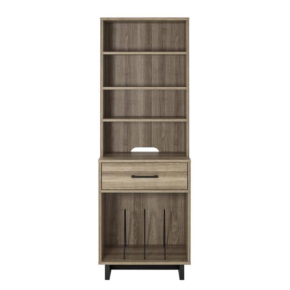 Julia Golden Oak Tall Turntable Stand