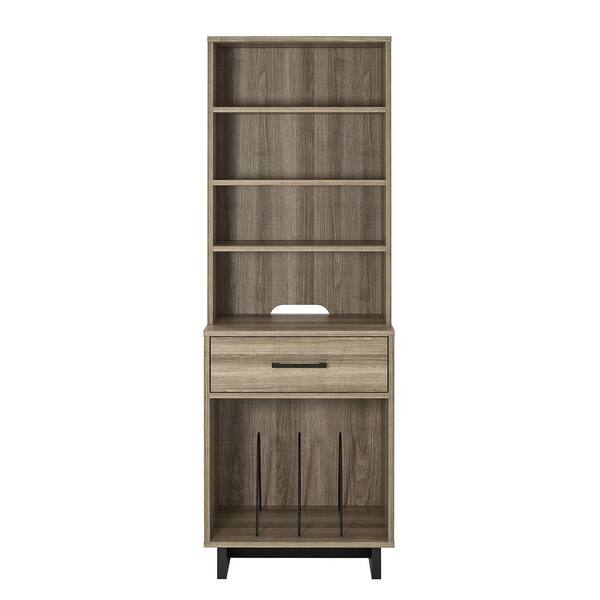 Ameriwood Home Julia Golden Oak Tall Turntable Stand