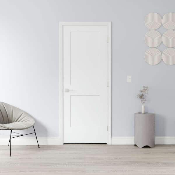 Masonite Logan 28 in. x 80 in. 2 Panel Hollow Core Primed White