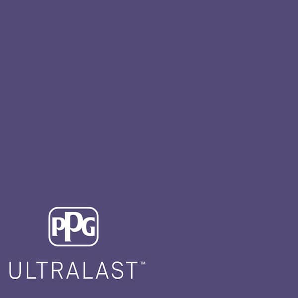 PPG UltraLast 1 qt. #PPG1175-7 Imperial Purple Semi-Gloss Interior Paint and Primer