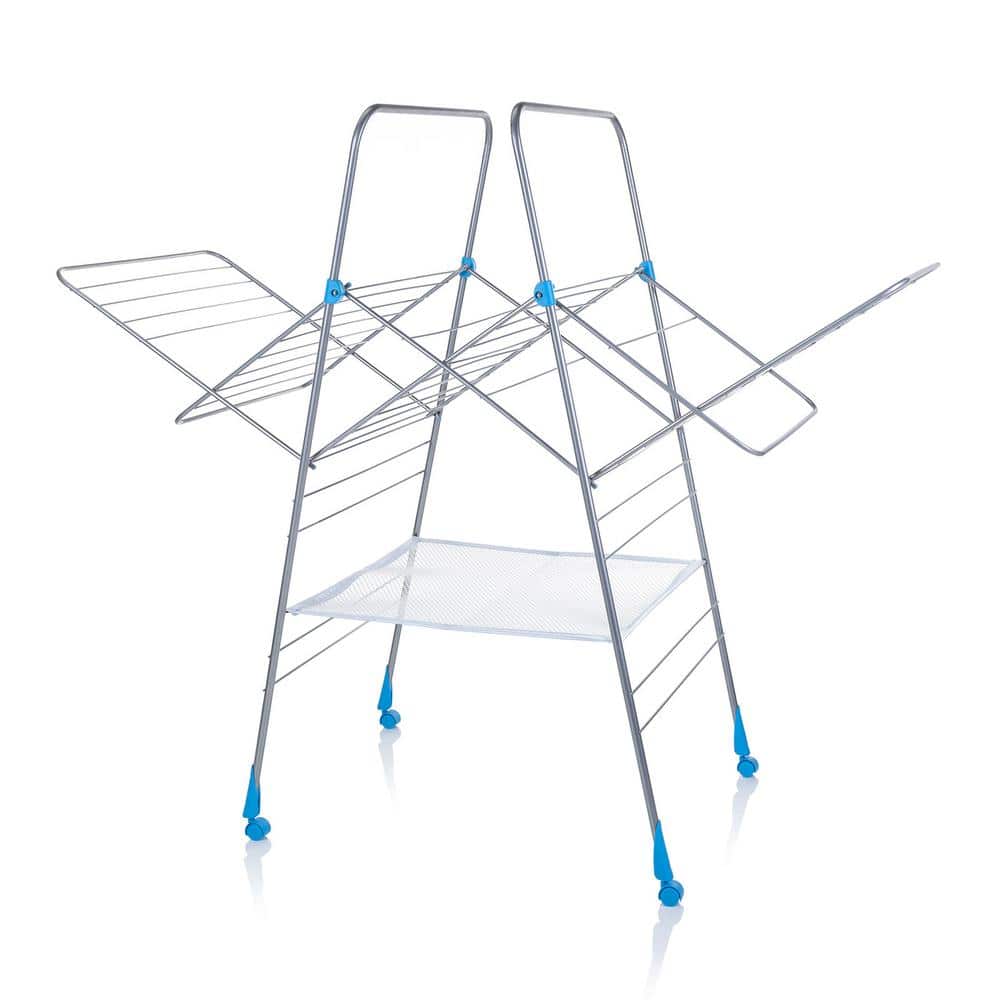 Metal White Minky Multidry Clothes Airer with 25 m of Drying Space 25m 