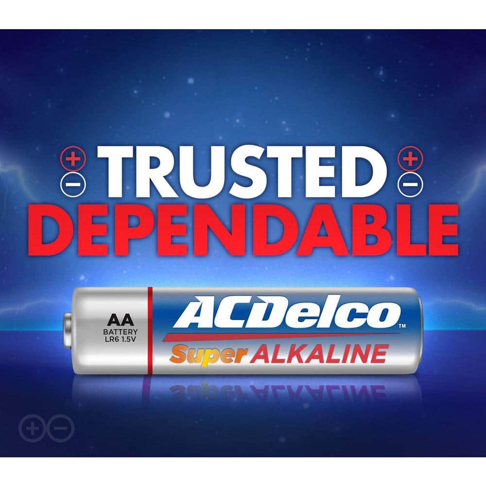 ACDelco 24-Count AA Super Alkaline Batteries