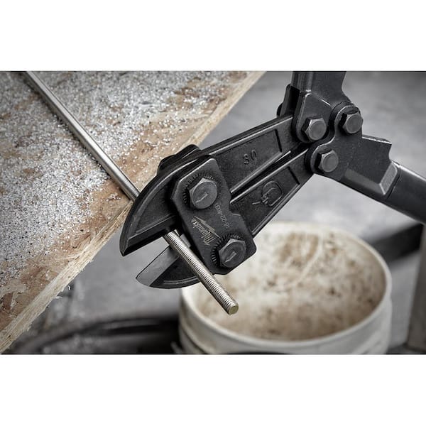 30 in. Bolt Cutter with 1/2 in. Max Cut Capacity W/ 18 in. Bolt Cutter with 3/8 in. Maximum Cut Capacity 30 in. Bolt Cutter with 1/2 in. Max Cut Capacity W/ 18 in. Bolt Cutter with 3/8 in. Maximum Cut Capacity