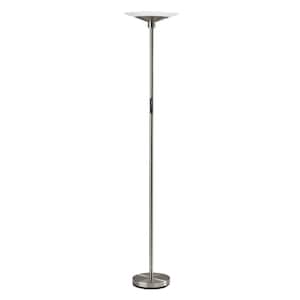 Solar 70.5 in. Integrated LED Brushed Steel Pendant