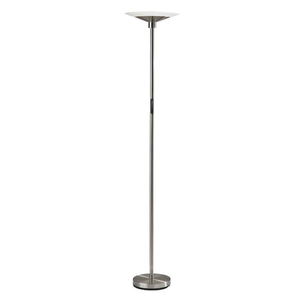 Adesso Solar 70.5 in. Integrated LED Brushed Steel Pendant