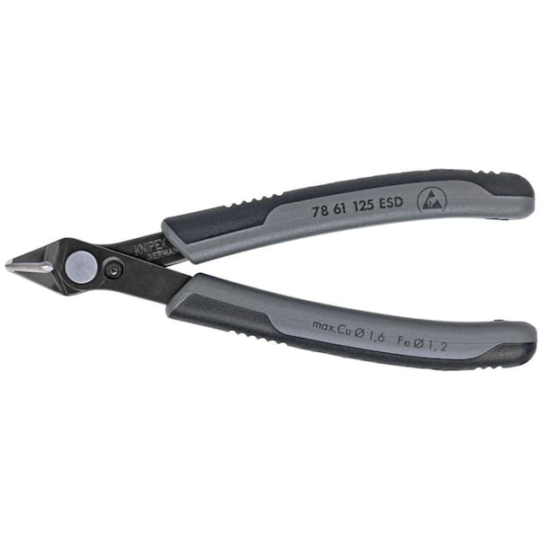 KNIPEX 5 in. Electronic Super Knips with Comfort Grip