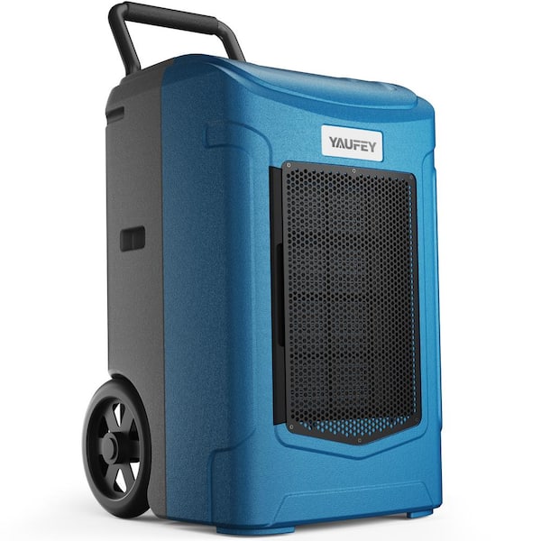 Yaufey 180-Pint, Smart Control for Iarge Spaces up to 7,000 sq. ft., Smart Commercial Dehumidifier With Pump and Tank, Blue