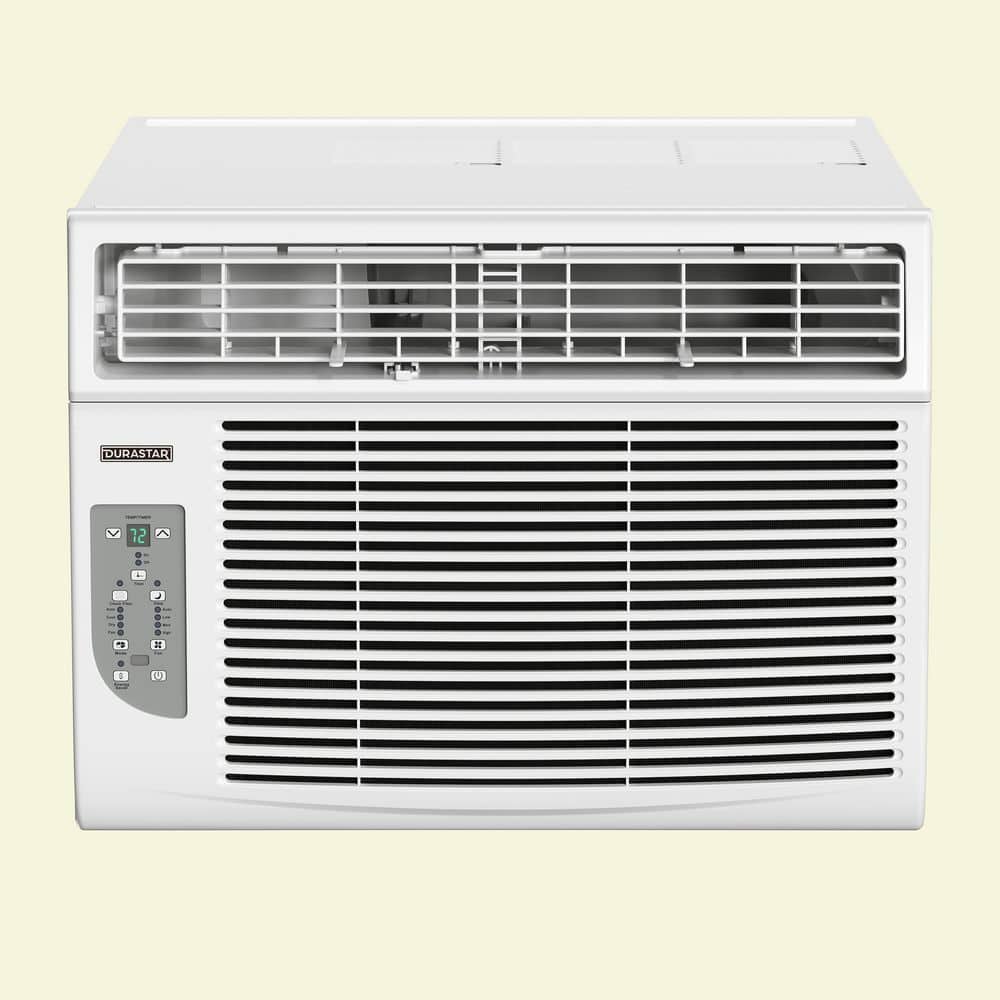 Durastar 10,000 BTU White Window Air Conditioner with Remote Control