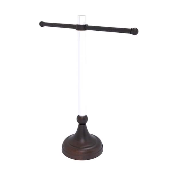 Allied Brass Pacific Grove Collection 6.5 in. Freestanding Double Towel Bar in Venetian Bronze