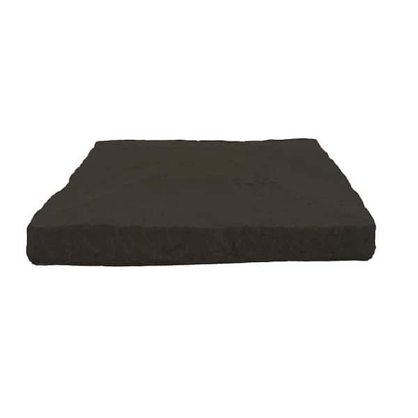 GenStone 13.5 in. x 13.5 in. Iron Ore Faux Stone Flat Pillar Cap Siding