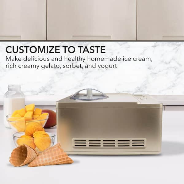 Whynter 2.1 Quart Upright Ice Cream Maker with Stainless Steel