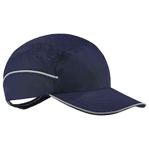 8955 Long Brim Navy Lightweight Bump Cap Hat