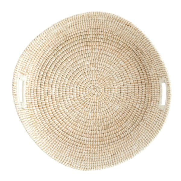 Storied Home Grass Handwoven Decorative Basket