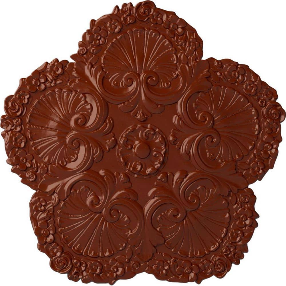 Firebrick High-Density Shell Ceiling Medallion