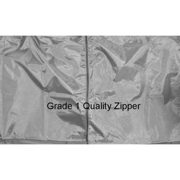 Silver Heavy Duty Tall Patio Heater Cover with Zipper