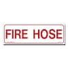 Lynch Sign 9 in. x 3 in. Decal Red on White Sticker Fire Hose DC- 15 ...