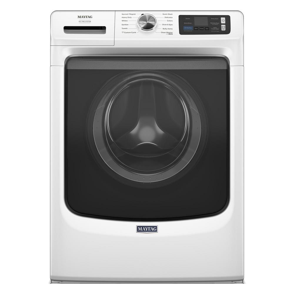5 cu. ft. Front Load Washer in White with Pet Pro Option