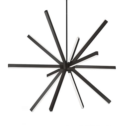 Black Sputnik Sirius LED Chandelier