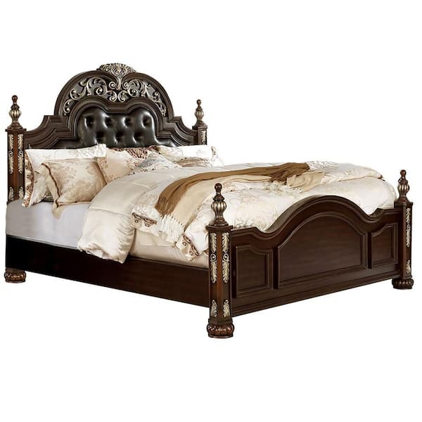 Unbranded Brandon Brown Wood Frame California King Platform Bed