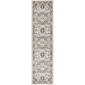 My Texas House Lone Star Belle Gray Indoor 2 ft. x 8 ft. Area Rug